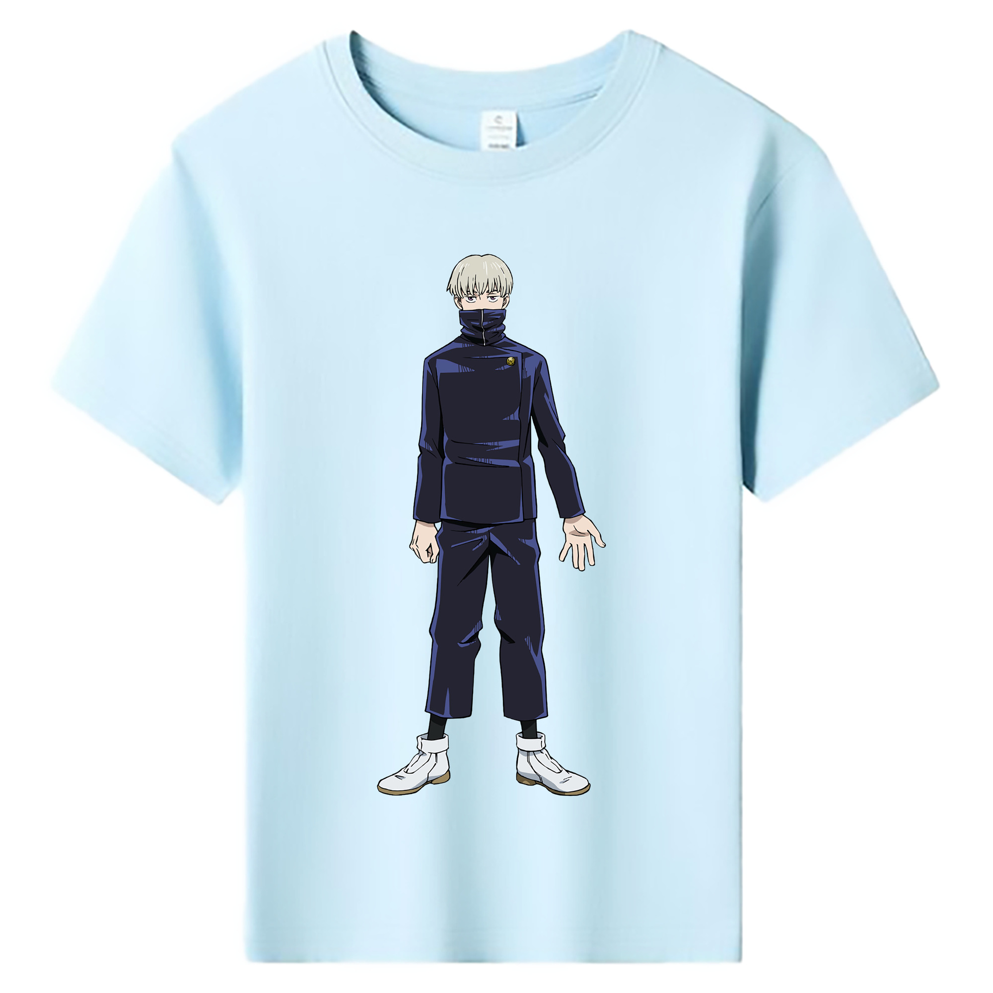 （画像用） 呪術廻戦 Jujutsu Kaisen 綿100％キッズTシャツ（フロントプリント）